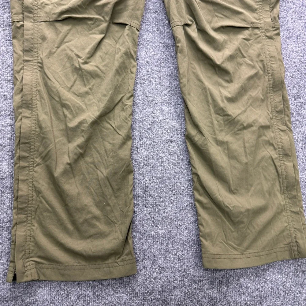 REI Olive Green Convertible Cargo Pants - Picture 10 of 13